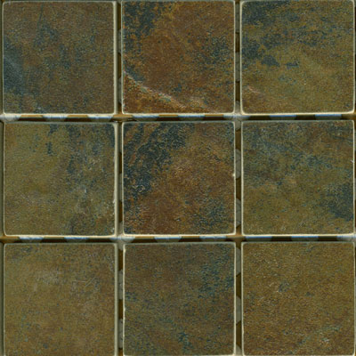 New World New World Casabella Slate Mosaic Rust Tile  &  Stone
