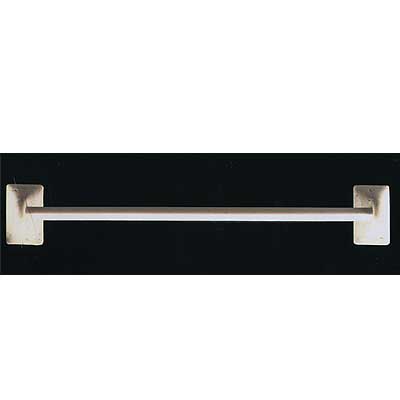 Tilecrest Tilecrest Fauxstone Resin Bath Accessories Towel Bar White - End Pieces Tile  &  Stone