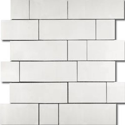 Metal Border Metal Border Pure Metal Kios Mosaic Satin Tile  &  Stone
