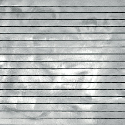 Metal Border Metal Border Pure Metal Creta Mosaic Graffiato / brushed Tile  &  Stone