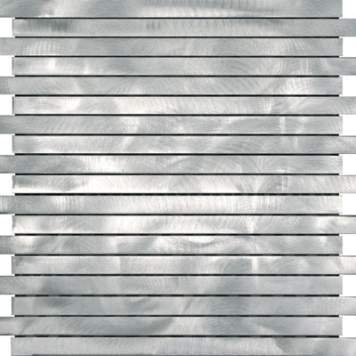 Metal Border Metal Border Pure Metal Itaca Mosaic Graffiato / brushed Tile  &  Stone