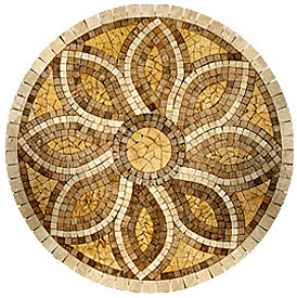 Stone Collection Stone Collection Mexican Travertine Medallions Florentine Tile  &  Stone