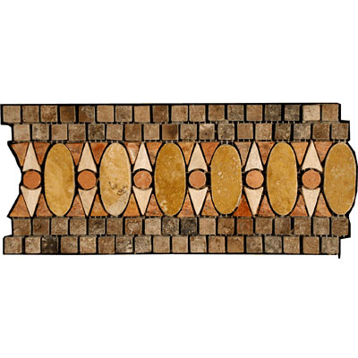 Stone Collection Stone Collection Mexican Travertine Decorative Borders Barbara Tile  &  Stone