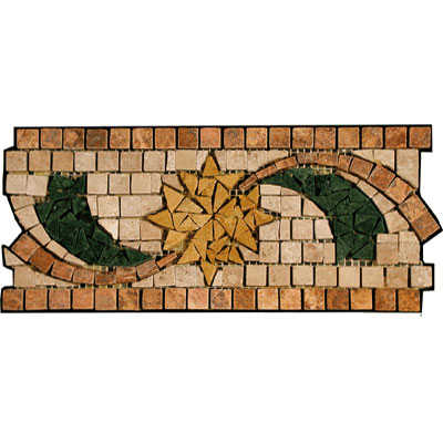 Stone Collection Stone Collection Mexican Travertine Decorative Borders Dawn Tile  &  Stone