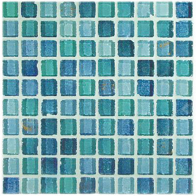 Casa Italia Casa Italia Fashion Mix Mosaic 1 X 1 Azzurro Tile  &  Stone