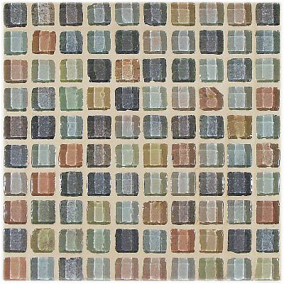Casa Italia Casa Italia Fashion Mix Mosaic 1 X 1 Beige Tile  &  Stone