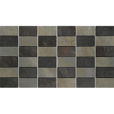 Laufen Laufen Ardesia Mosaic Graphite Alge Tile  &  Stone
