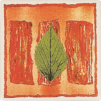 Original Style Original Style Autumn Leaves 4 X 4 Nettle Tile  &  Stone