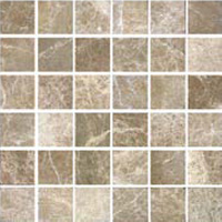 Florida Tile Florida Tile Pietra Art Tumbled Marble Mosaic Emperador Light Tile  &  Stone