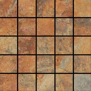 Grespania Grespania Magma Mosaic 2 X 2 Ocre Tile  &  Stone