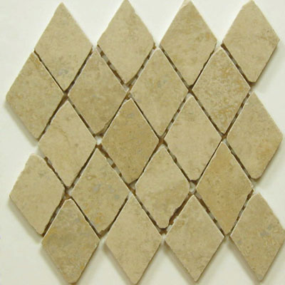 Ceramiche Faro Ceramiche Faro Rigoletto Rohmboid Mosaic Soprano White Tile  &  Stone