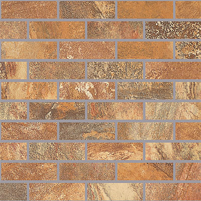 Porcellana di Rocca Porcellana Di Rocca Opus Slate Mosaic 1 X 3 Gold Tile  &  Stone