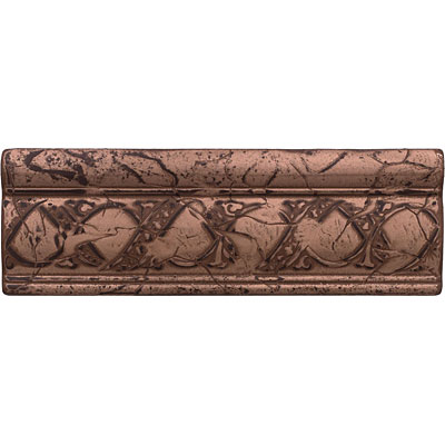 Questech Questech Minted Metals Ogee 4x12 Alhambra Bronze Tile  &  Stone