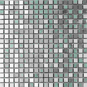 Dune Dune Emphasis Materia Metalic Silver Tile  &  Stone