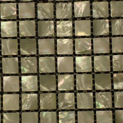 SeaTile Seatile Seatile Mosaics 5 / 8 X 5 / 8 White Mother Of Pearl Mosaic Tile  &  Stone