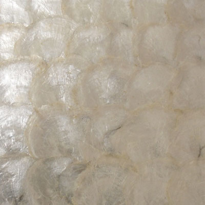 SeaTile Seatile Seatile Capiz Shell 18 X 18 Capiz White Tile  &  Stone