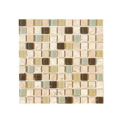 Diamond Tech Glass Diamond Tech Glass Travertine  &  Glass Mixes Fennel Tile  &  Stone