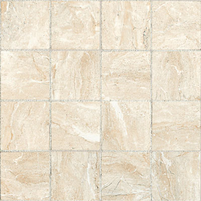 American Olean American Olean Torre Venato Mosaic 3 X 3 Crema Tile  &  Stone