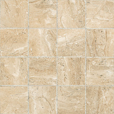 American Olean American Olean Torre Venato Mosaic 3 X 3 Sabbia Tile  &  Stone