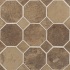 Daltile Aspen Lodge Octagon/dot Mosaic 12 X 12 Cotto Mist Tile & Stone