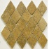 Ceramiche Faro Rigoletto Rohmboid Mosaic Tenore Noce Tile & Stone