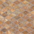 Porcellana Di Rocca Opus Slate Small Rhomboid Mosaic Gold Tile & Stone