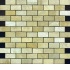 Edilcuoghi Ceramiche Easy Marble Mosaic 1 X 2 Green Tile & Stone