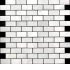 Edilcuoghi Ceramiche Easy Marble Mosaic 1 X 2 White Tile & Stone