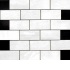 Edilcuoghi Ceramiche Easy Marble Mosaic 2 X 4 White Tile & Stone