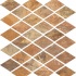 Porcellana Di Rocca Opus Slate Large Rhomboid Mosaic Mix Tile & Stone