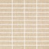 Ragno Textile 12 X 12 Mosaic (1 X 3) Sand Tile & Stone
